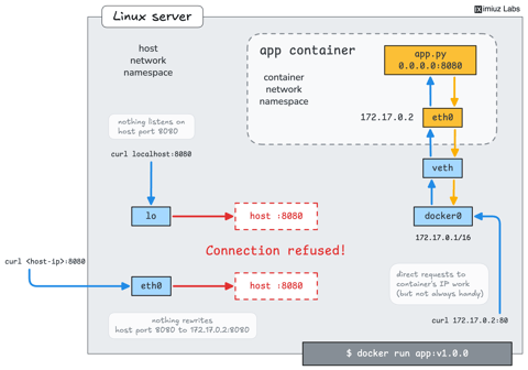 Docker 101: Publish a Container Port to Access the App from the Host (cover image)