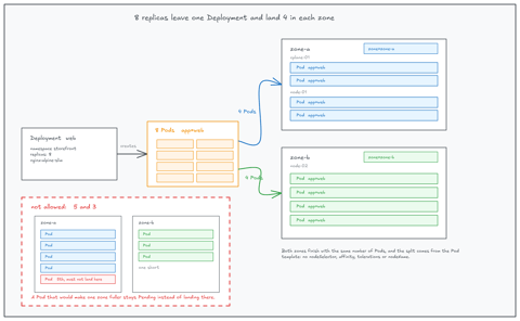 Split a Deployment Evenly Across Two Zones (cover image)