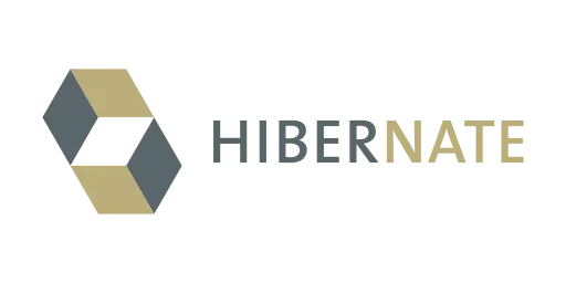 Hibernate ORM logo — the orange and white Hibernate wordmark with the tagline "Relational Persistence for Idiomatic Java"