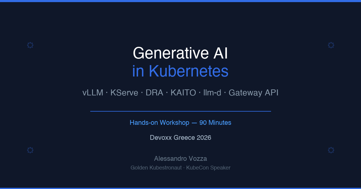 Generative AI in Kubernetes (cover image)