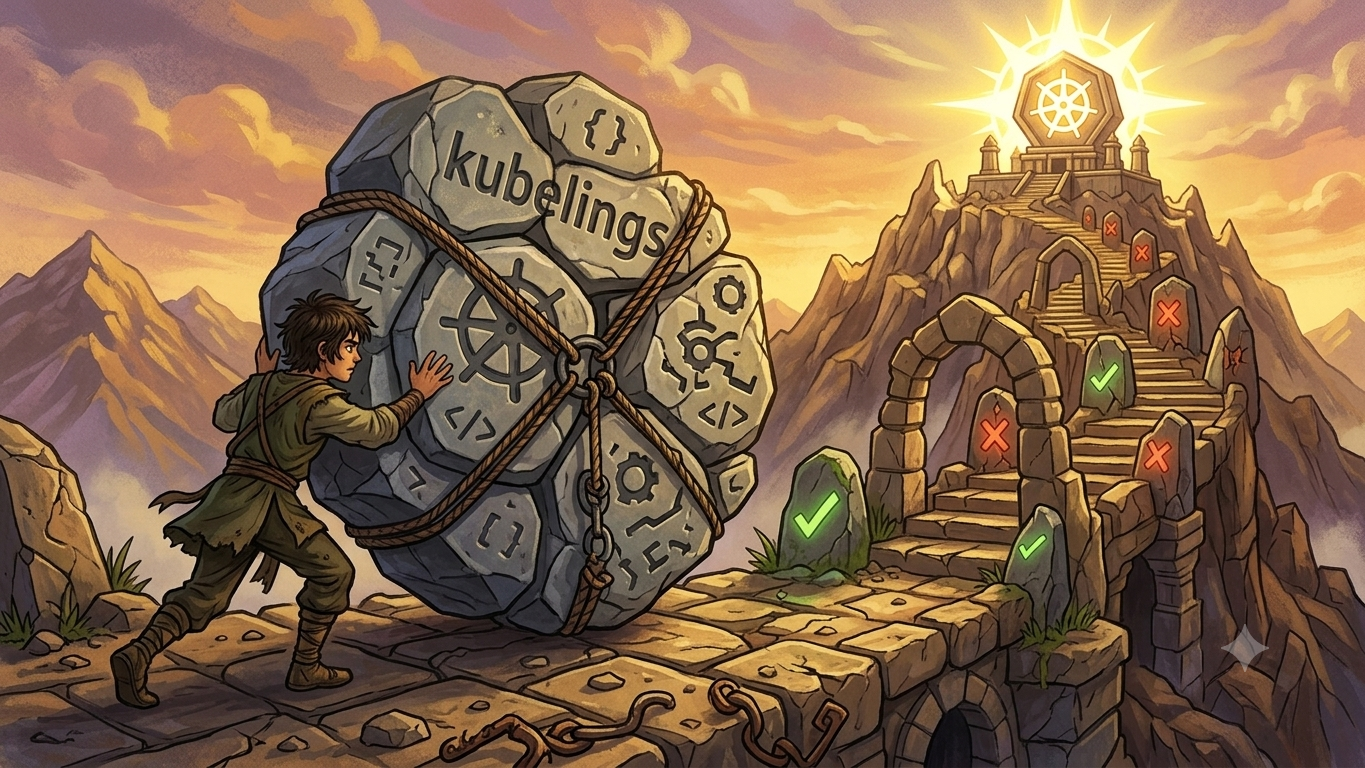 Kubelings — Learn Kubernetes the Rustlings Way (cover image)