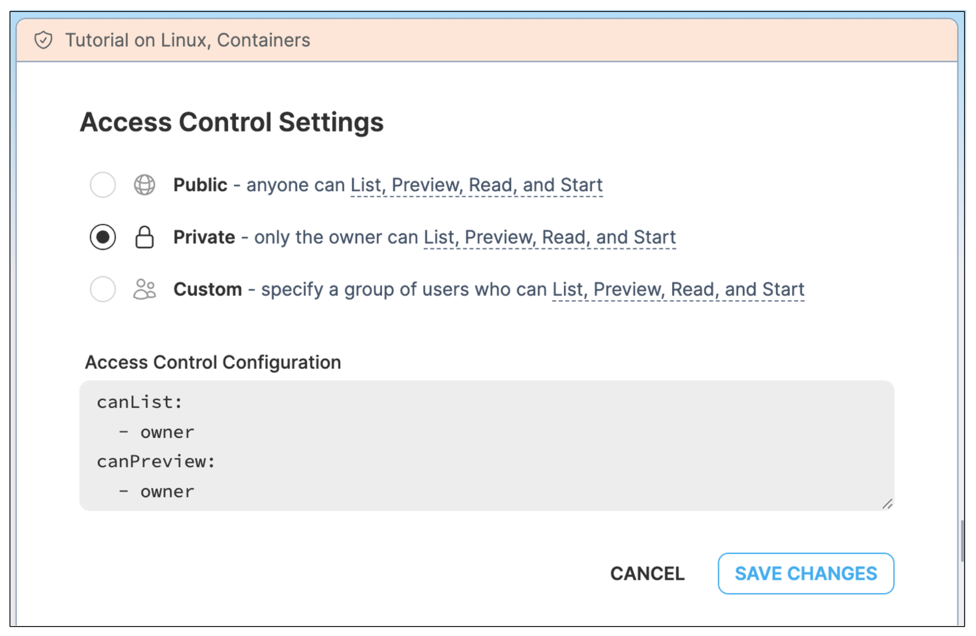 Controlling tutorial access