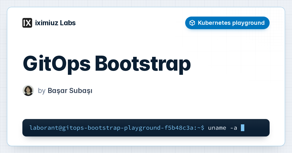 GitOps Bootstrap playground: A sandbox where you can experiment with different k8s stacks all you want!